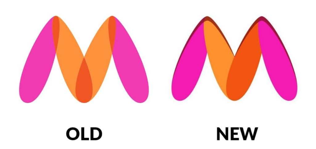 myntra logo change
